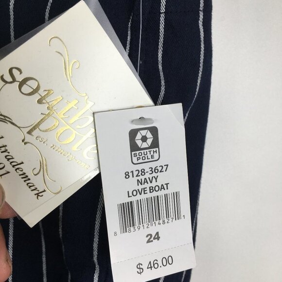 South Pole Navy Love Boat Bermuda shorts - Picture 3 of 8